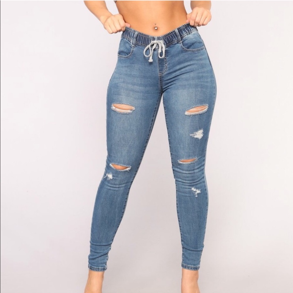 Denim Jean joggers